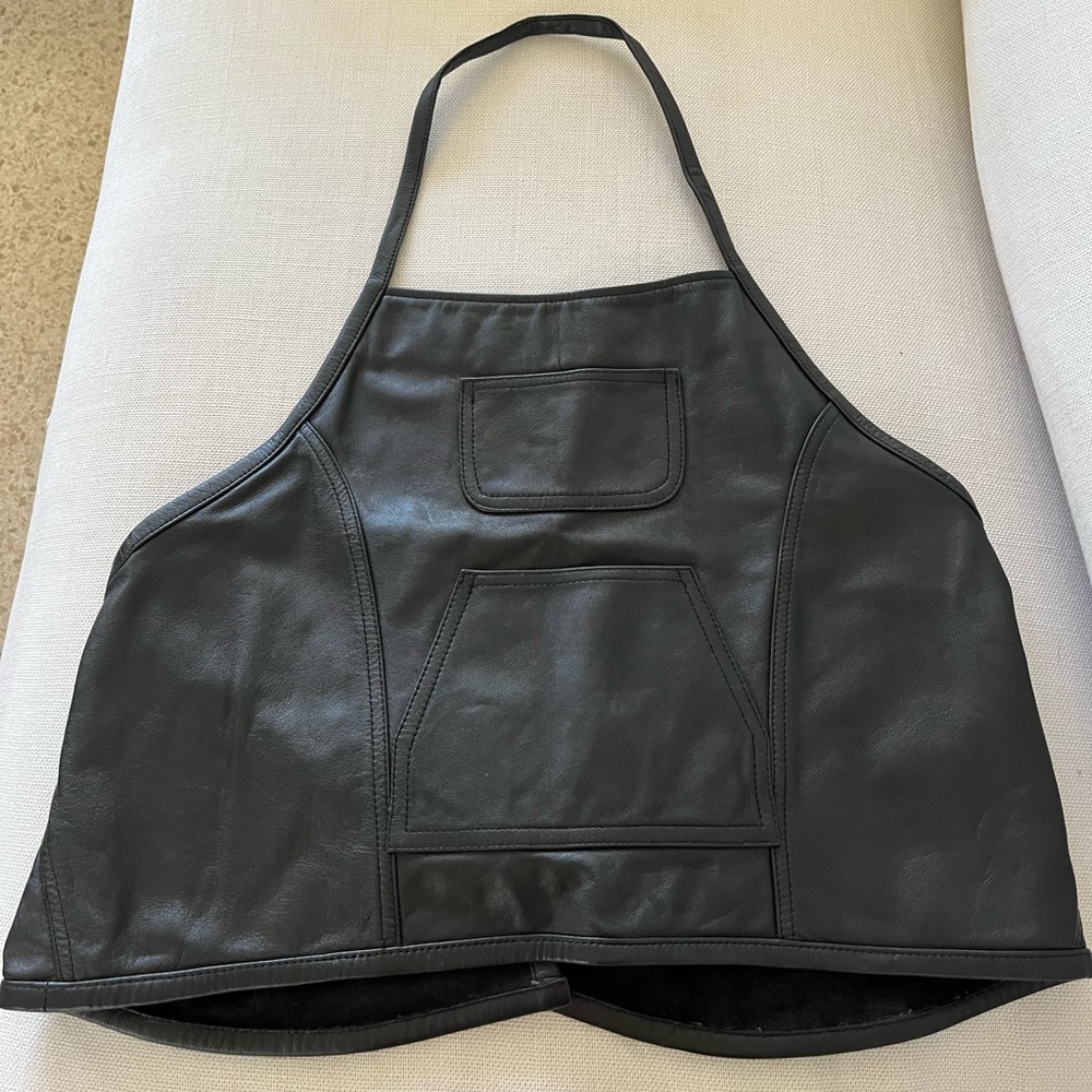 SANDY LIANG HOLTER LEATHER TOP
